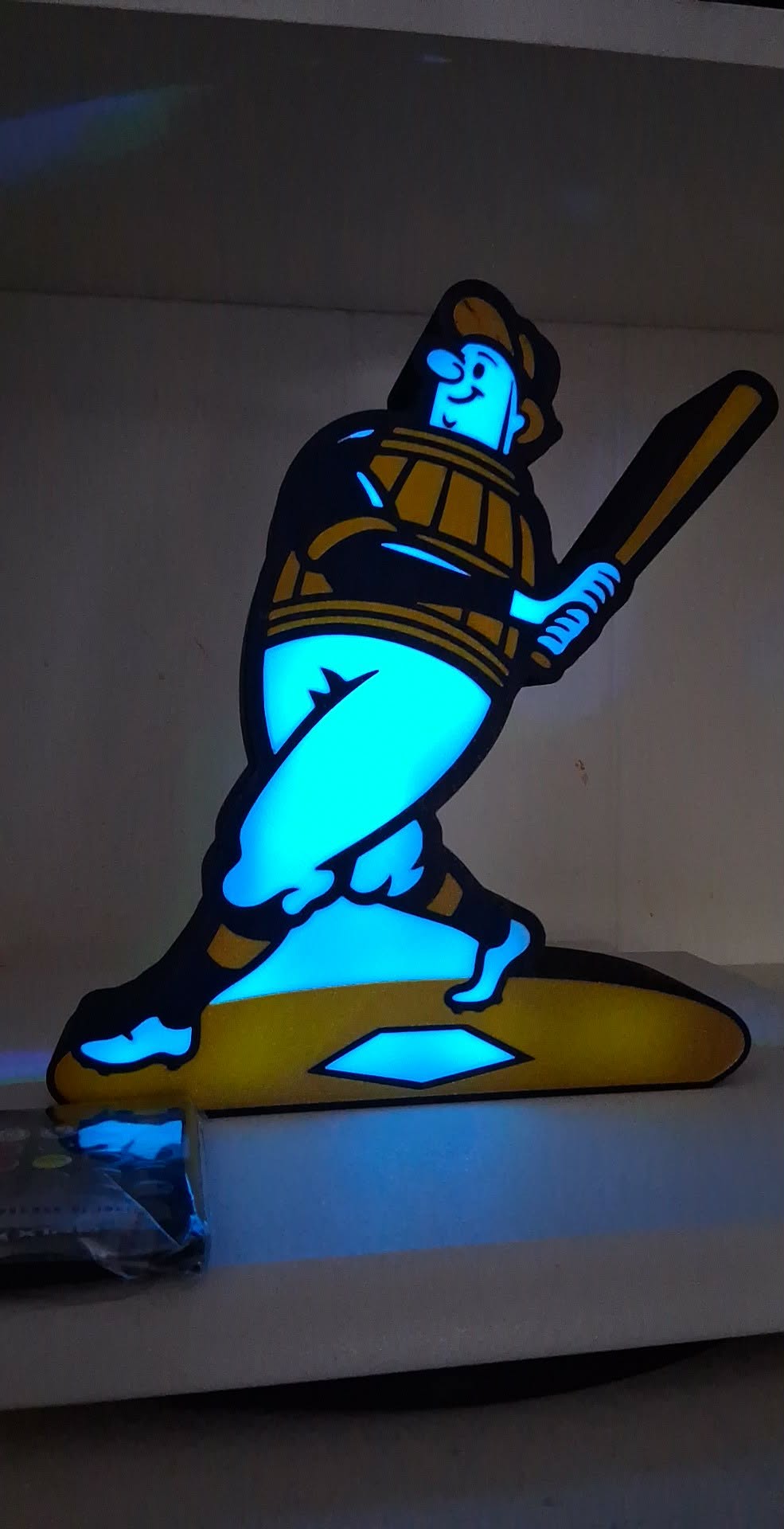 Brewers Barrelman LED light box – custom 3D printed – Lit Layer Creations